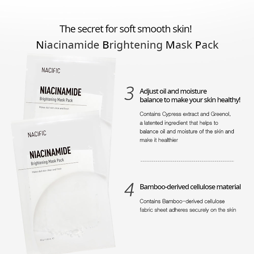 NACIFIC Niacinamide Brightening Mask Pack 10 EA