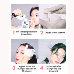 [ MISE EN SCENE ] Hello Bubble Foam Color Easy Self Hair Dye 5A Dark Ash