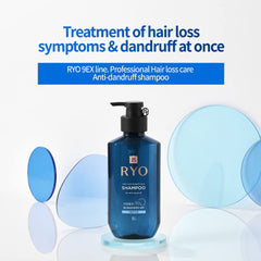 Ryo Hair Loss Expert Care Shampoo for Anti-Dandruff, 400ml ( EXP : 09/13/2025)