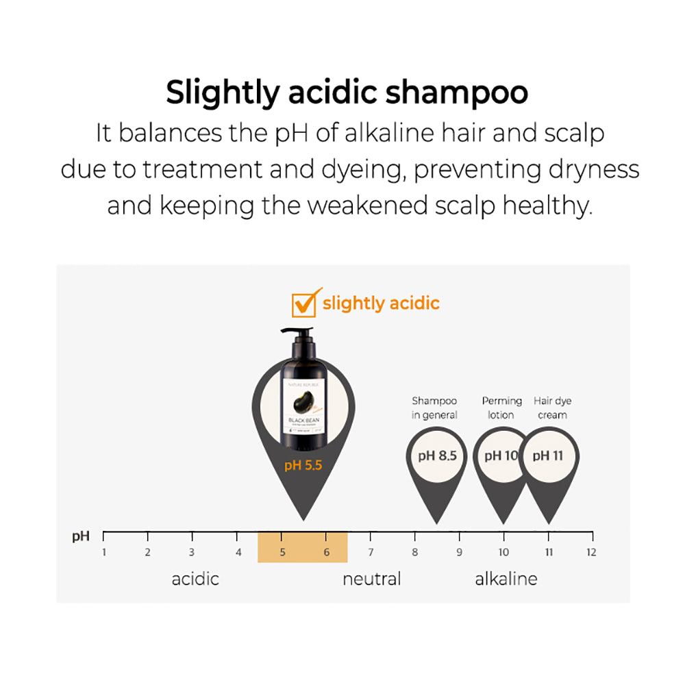 Nature Republic Black Bean Anti Hair Loss Shampoo 300ml