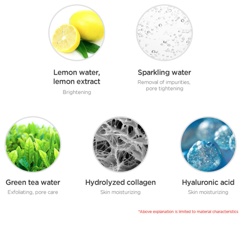[ Secret Key ] Lemon Sparkling Peeling Gel 120ml + Cleansing Foam 200g Set
