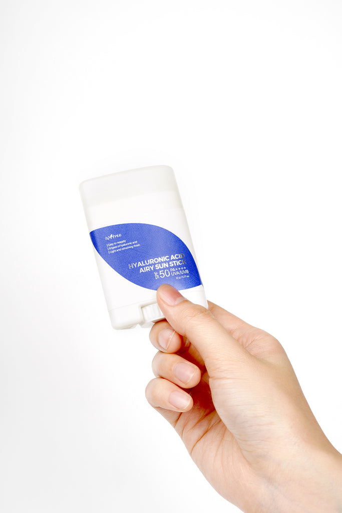Isntree Hyaluronic Acid Airy Sun Stick Lightweight Sunscreen, SPF 50+ PA++++ 22g / 0.77 oz.