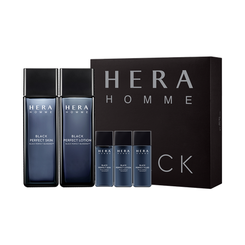 [ HERA ] Black Perfect Skin Gift Set, with Skin and Lotion