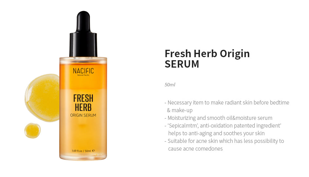 [ NACIFIC ] Fresh Herb Origin Serum (Anti-aging) 50ml - KosBeauty