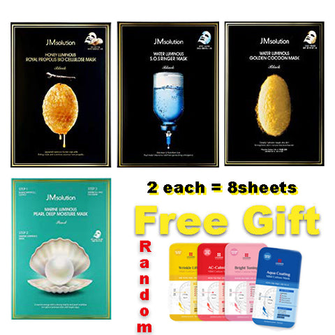[JM solution]  Mask Sheet (Water Luminous S.O.S / Golden Cocoon / Pearl / Glow ) Choose your option - KosBeauty