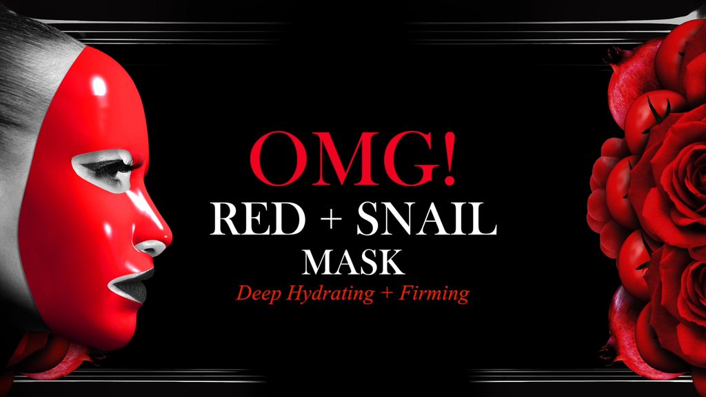 [ DOUBLE DARE ] OMG! Red + Snail Mask (Choose Your Option) - KosBeauty
