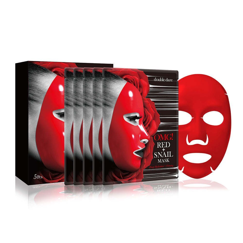 [ DOUBLE DARE ] OMG! Red + Snail Mask (Choose Your Option)